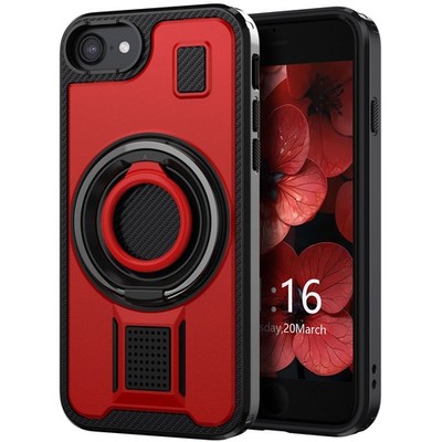 For iPhone SE 2 3 2020 2022 Rugged Hybrid Case Cover / Glass Screen Protector