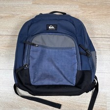 Quicksilver Backpack With Cooler Pocket And Laptop Storage Blue Gay Black