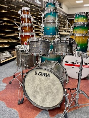 Tama Star Walnut Shellset in ''Satin Charcoal Japanese Sen'' 10/12/14/20''