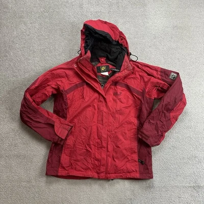 JACK WOLFSKIN Damen Jacke Gr M Windbreaker Regenjacke Windjacke 32209 Rot - Bild 1 von 4