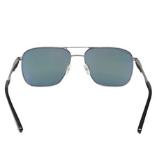 SERENGETI Tulsa Gunmetal Sunglasses Mirror Blue Polarized Lens Made In Italy