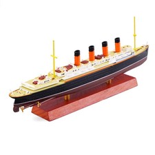 19cm Alloy 1/1250 Scale RMS Lusitania Cruise Ship Finished Model Gift Collection