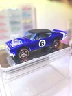 Hot Wheels 1968 Custom Barracuda Redline. Restored. Made in Hong Kong.