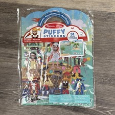 Melissa  Doug Puffy Sticker Activity Book: Pirates - 51 Reusable Stickers