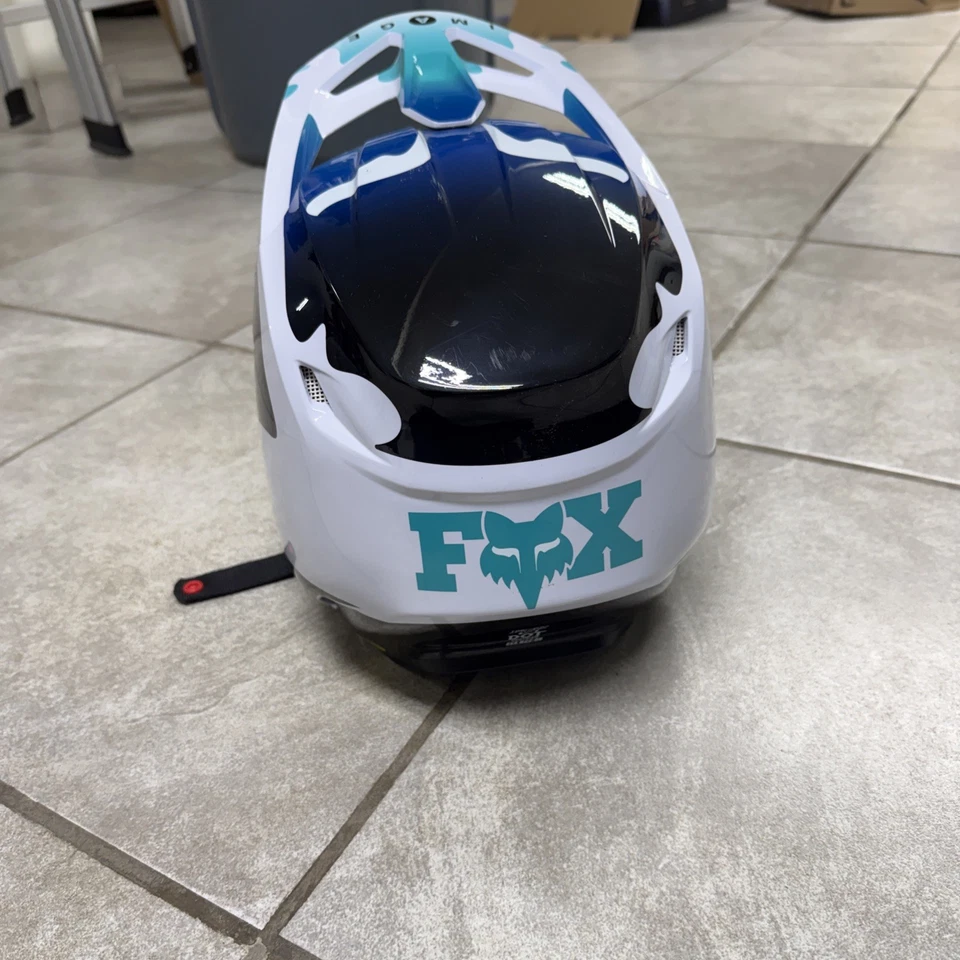 FOX RACING V1 KOZMIK HELMET M - Image 3 of 4