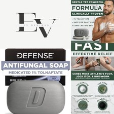 Defense Antifungal Bar Soap - Tea Tree Eucalyptus 4.2oz Relief for Jock Itch