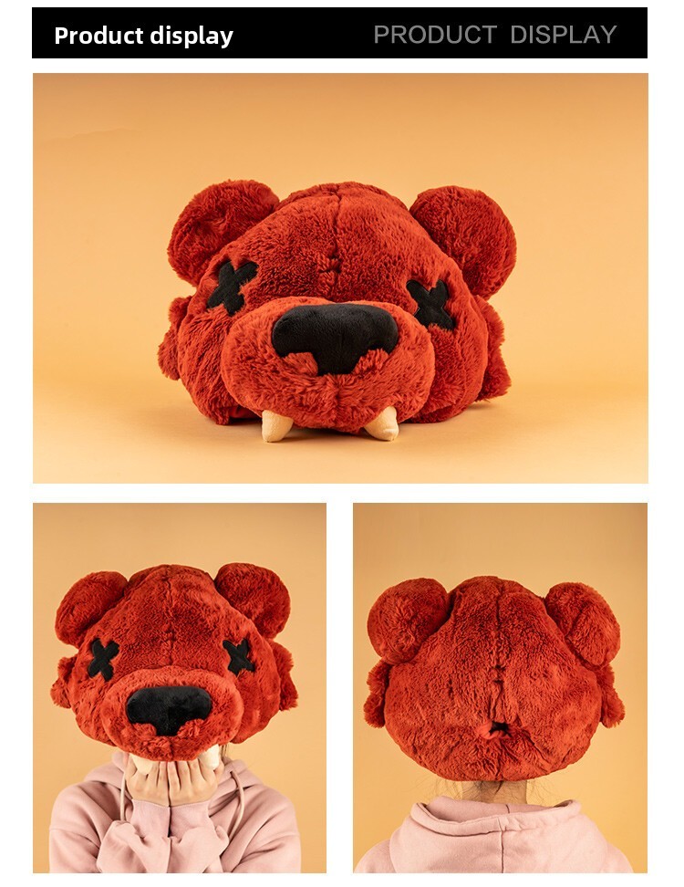 ブロスタ ニタ ベアハット BRAWL STARS NITA BEAR HAT NEW Brawl Stars Nita Bear Soft Plush Cap Headgear Official Version