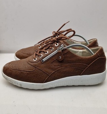 Waldläufer gr 42 1/2 Damen Halbschuhe Schnürschuhe Elegant Sehr Gut S237