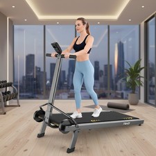 Foldable Walking Pad with 20 Incline, 300lb Capacity-Portable Under Desk Pad  
