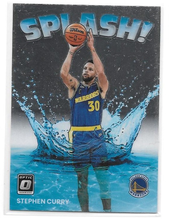 2022-23 Donruss Optic Splash! Insert #10 Stephen Steph Curry Warriors