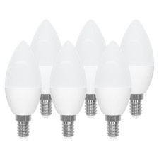 ORALUCE E14 LED Light Bulb, Cool White 6500K 5W Equivalent 6500k