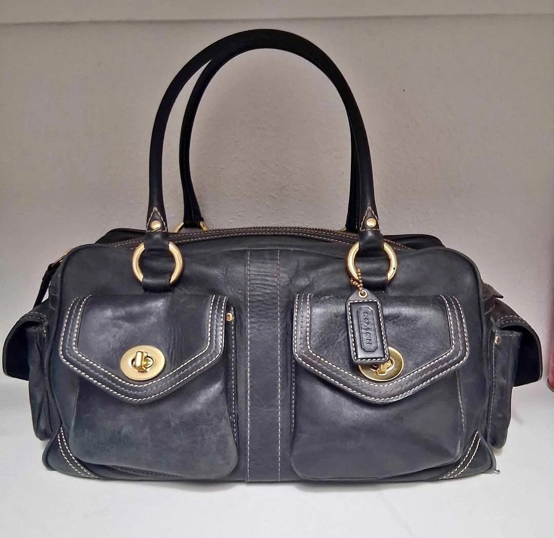Coach Legacy Satchel/Top Handle Bag Solid Bags & Handbags for