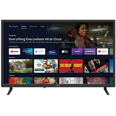 Supersonic Smart 32 inch FHD LED WiFi TV with USB Input & Google Assistant NEW