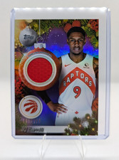 2025 Topps Chrome Holiday Basketball RJ Barrett Relic Card JERSEY MATCH 009/199
