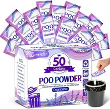 Portable Toilet Gel, Poo Powder for Portable Toilet, Camping Toilet Gel, Pee Pow