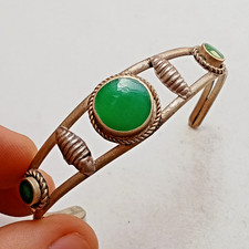 EXTREMELY VERY ROMAN SILVER COLOR BRACELET WITH STONE, UNIQUE COLLECTOR'S PIECE!