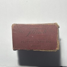 1903 Flinch Card Game Price 50c Full box Stitched Box Complete - 10 sets of 15