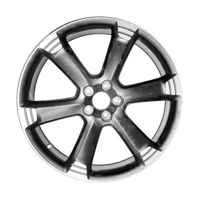 20x8 6 Spoke Refurbished Alloy Wheel Machined and Painted Gloss Black 560-96120