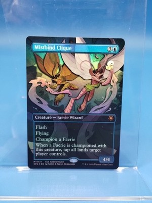 MTG - Mistbind Clique (Borderless Foil) - Lorwyn Eclipsed NM/M Condition