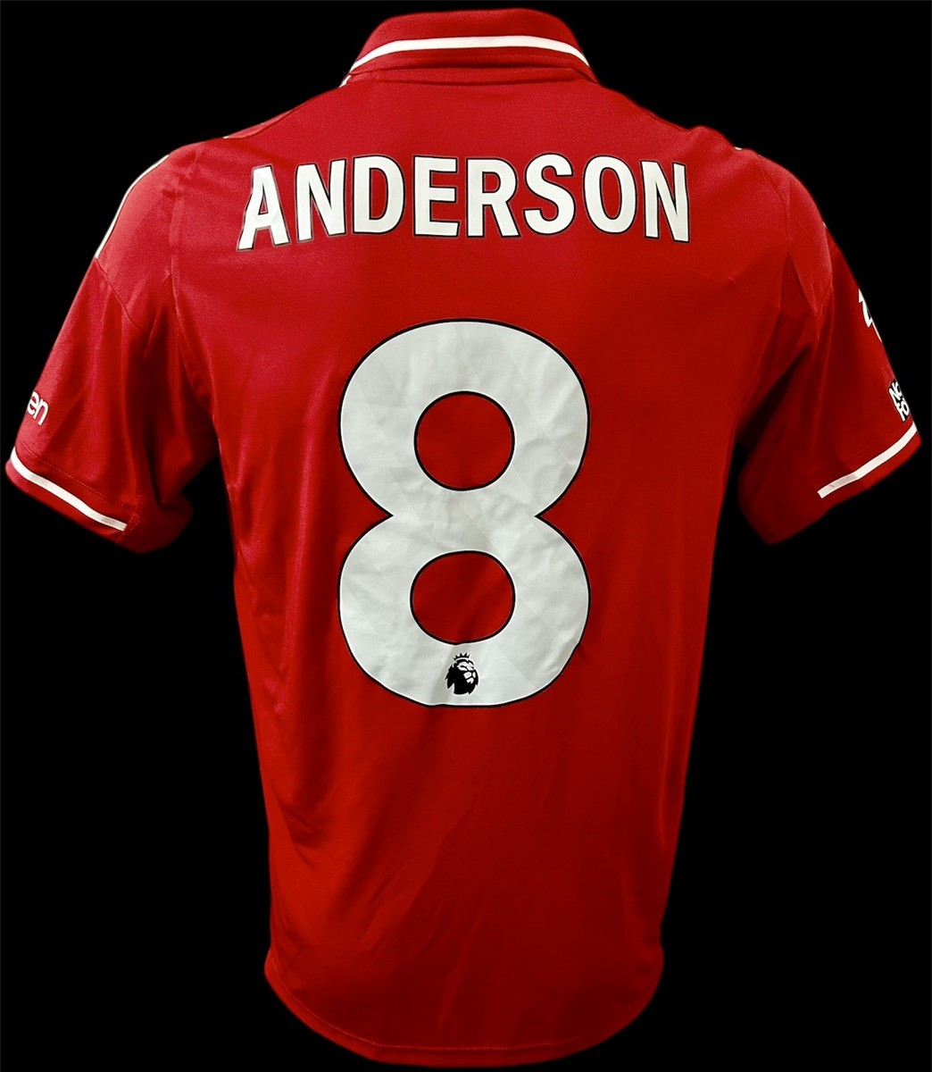 Elliott Anderson MATCH ISSUED Nottingham Forest 2025/26 Home Shirt