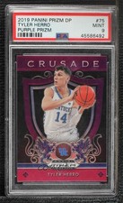 2019-20 Panini Prizm Draft Picks Crusade Purple Tyler Herro #75 PSA 9 MINT 0m5n