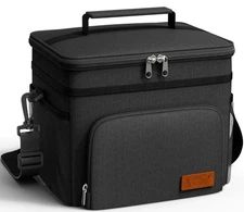 HOTOR Insulated Lunch Box for Men & Women Leak Proof Cooler Lunch Bag 4 Pockets