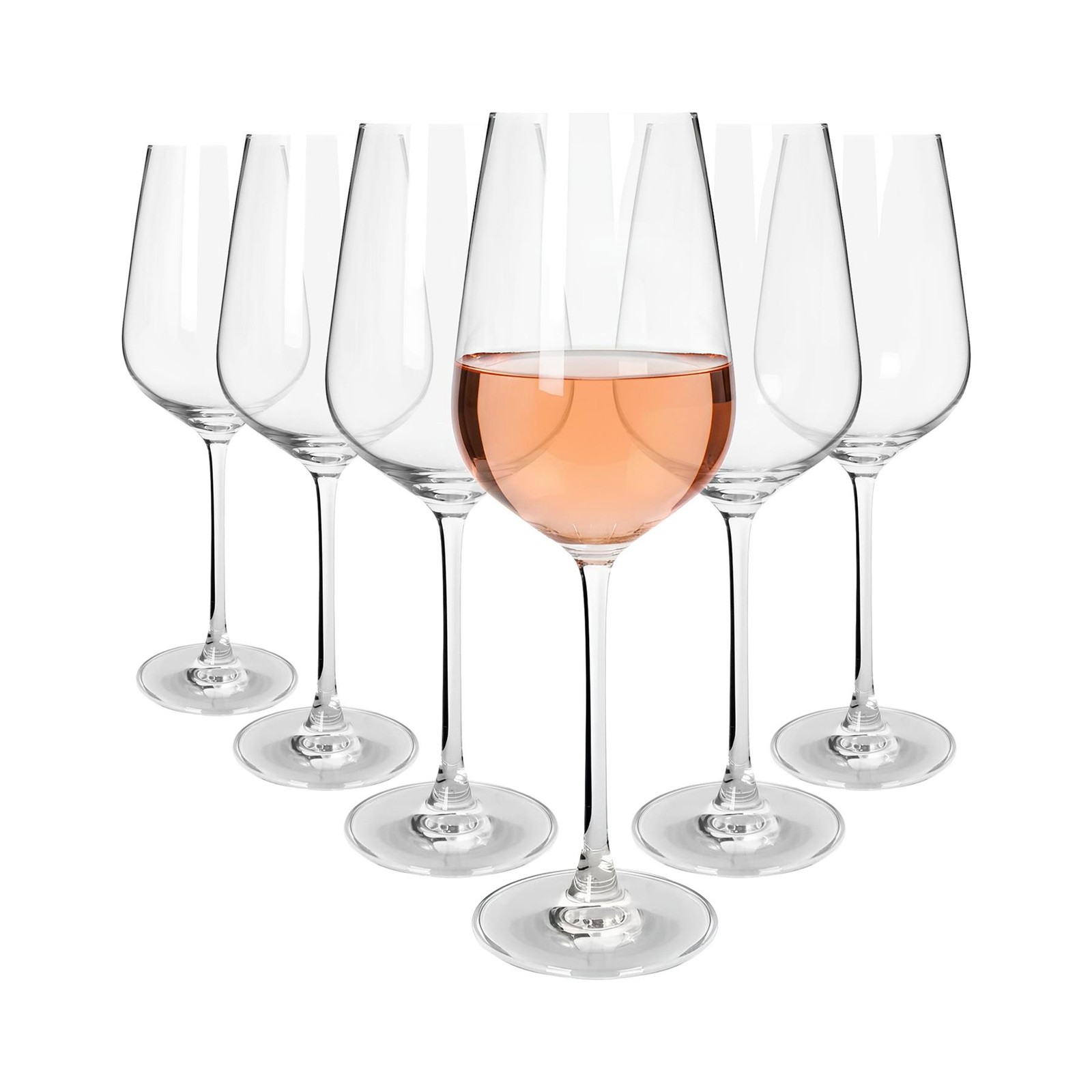 Argon Tableware 540Ml Knightsbridge Crystal Rosé Wine Glasses - Pack Of 6 - Image 2