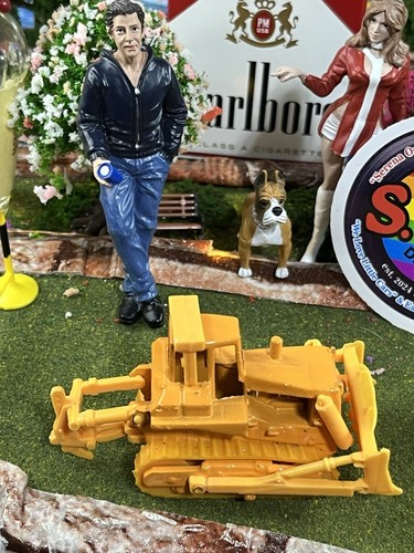 Zylmex Tractor Bulldozer Yellow Diecast HK USED EX Condition - Picture 6 of 10