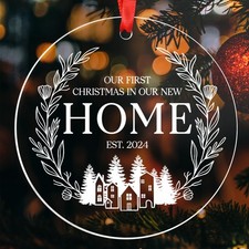 New Home Ornament 2024, Our First Christmas in Our New Home 2024, New House G...