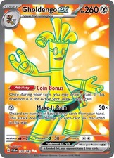 Pokemon Gholdengo ex (231/346) Paradox Rift LP HOLO