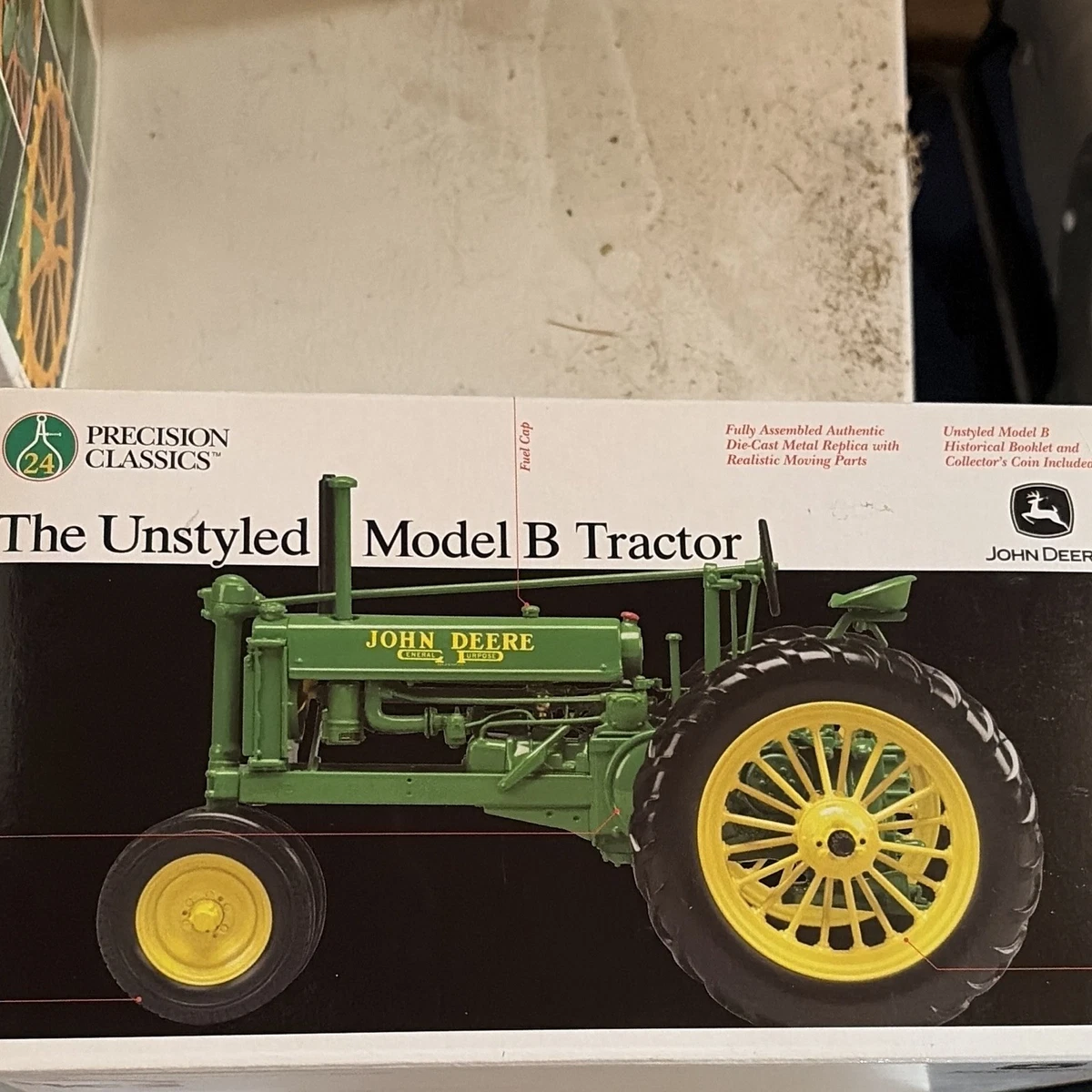 John Deere Model B Tractor In Collectible John Deere Diecast & Toy 