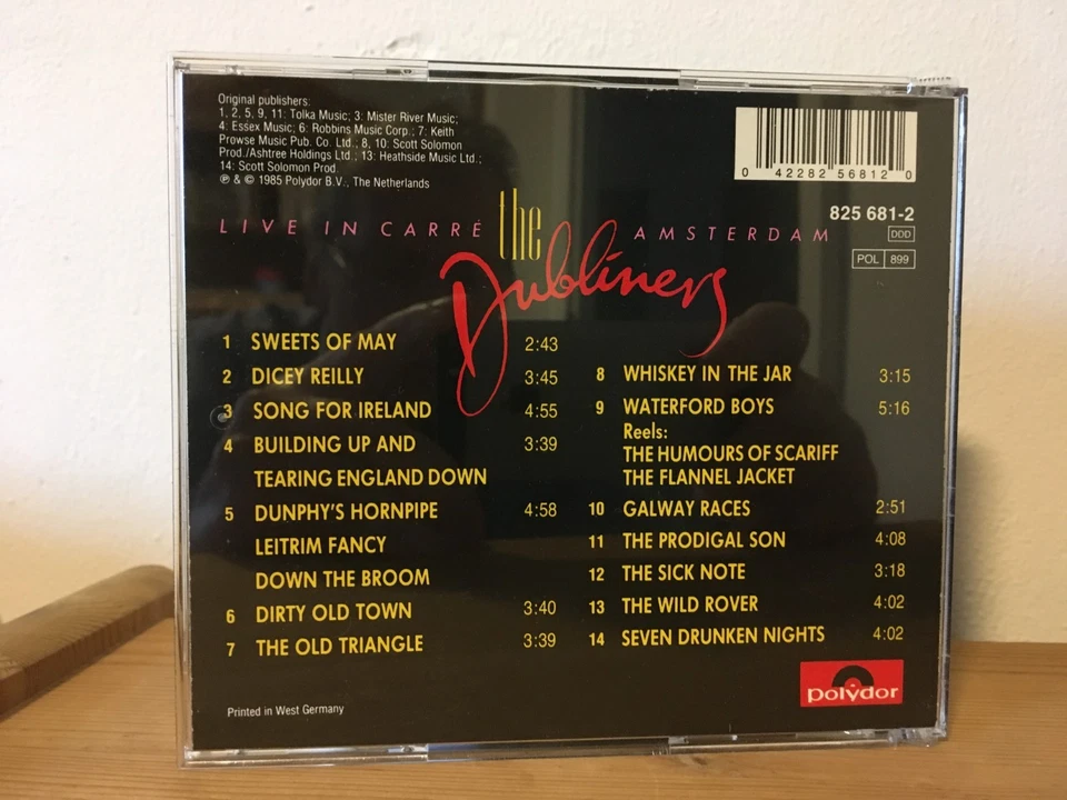CD - DUBLINERS - Live in Carre - Bild 2 von 2