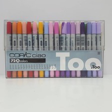 Copic Ciao 72 couleurs A Set TOO Illustration marqueur set stylos avec étui...