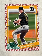 QUINN PRIESTER Pirates 2023 Donruss Baseball ONE HUNDRED parallel # 90/100