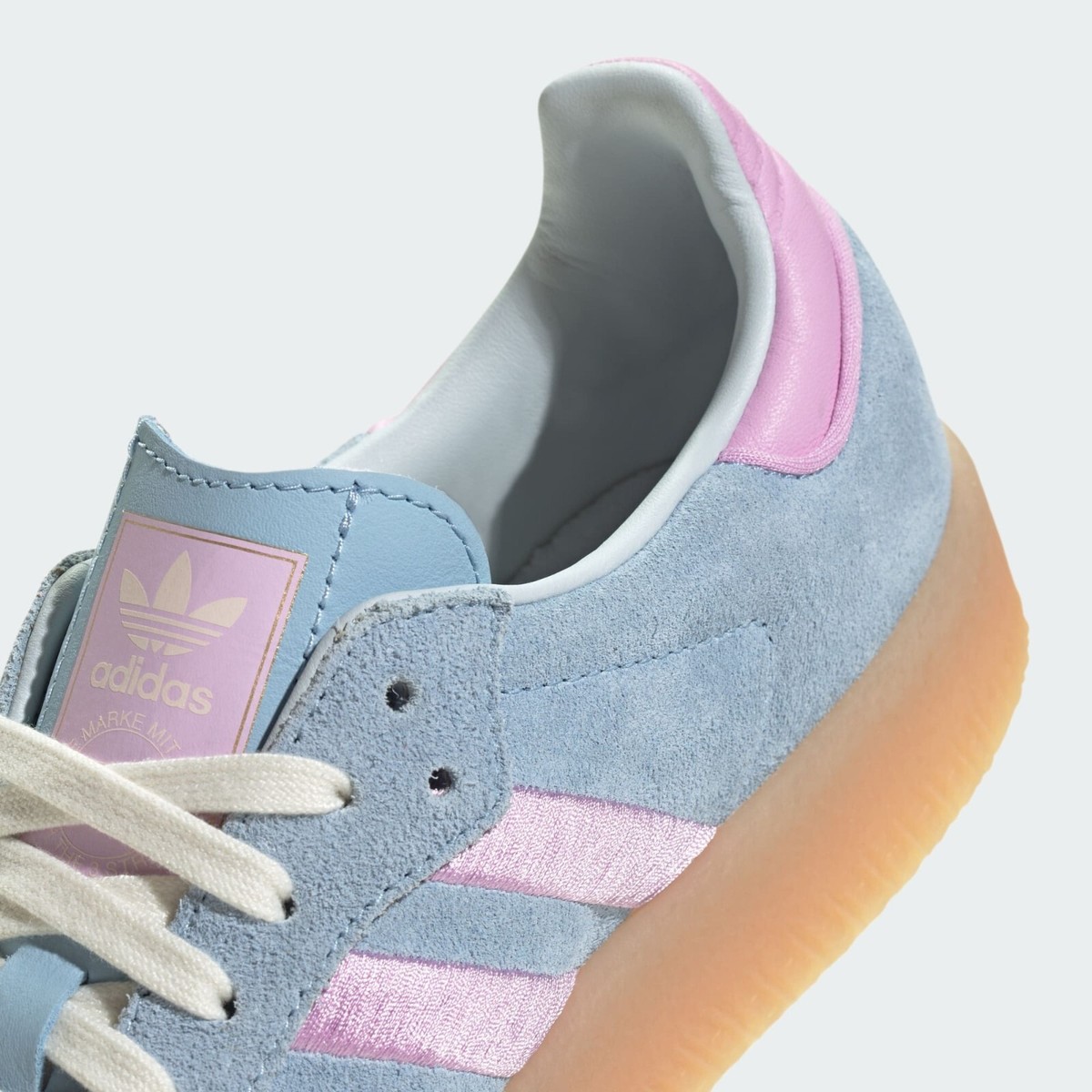 (W) Adidas Sambae Clear Sky Bliss Lilac ★ 当店おすすめ商品 Adidas Women's Sambae Sneakers Shoes Clear Sky/Bliss Lilac