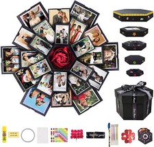 Creative Explosion Box -Scrapbook DIY Photo Album Box for Birthday Anniversary