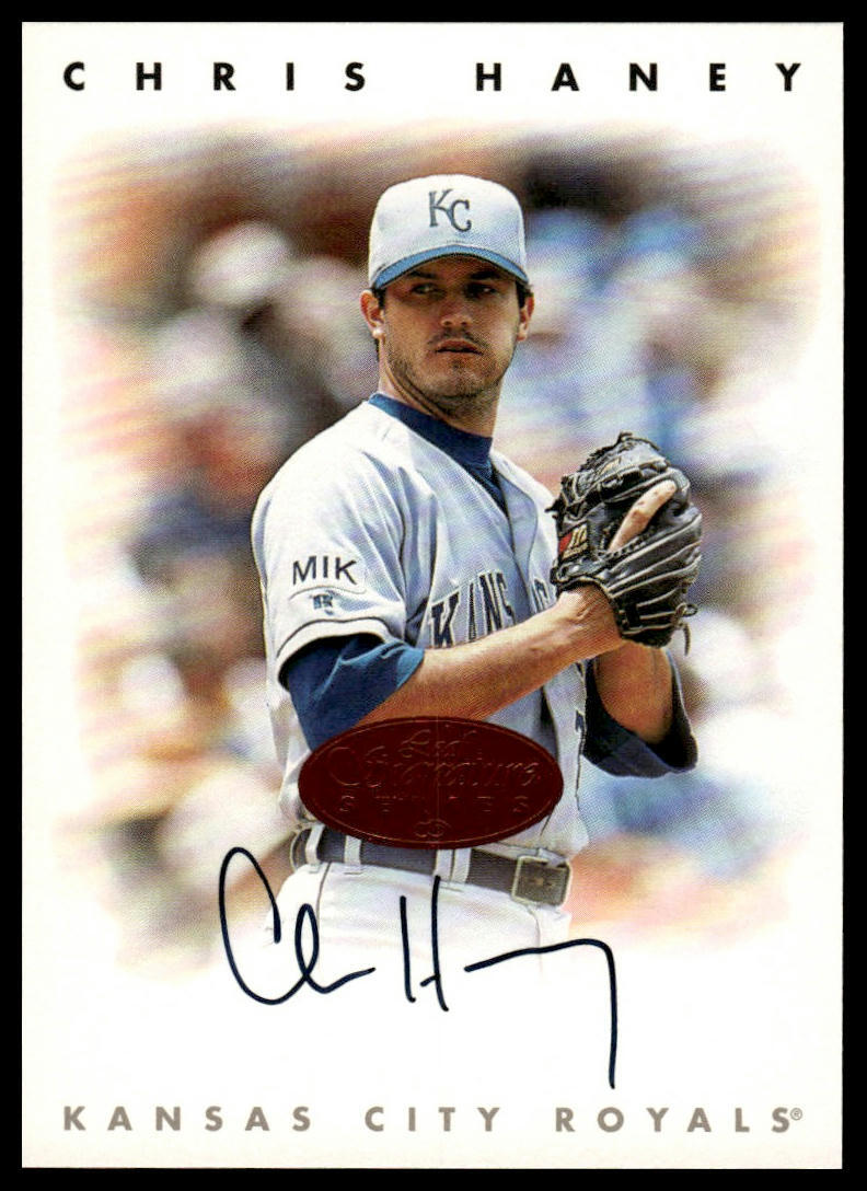 1996 Leaf Signature Series #NNO Chris Haney Autographs Bronze