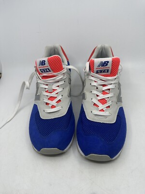 New Balance 574 Men Size 9 D Red White Blue Suede Running Shoe
Sneaker ML574MSC New Balance Mens 574 Running Shoes Multicolor ML574MSC Suede  main image 2