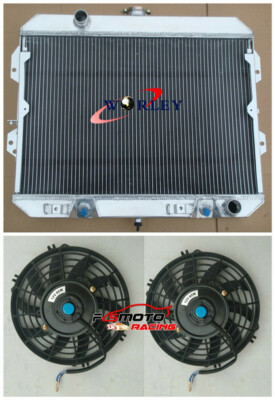 3 Row Aluminum Radiator+Fan Fit Nissan Datsun 280Z 1975-78 280ZX 1979-1983 L6