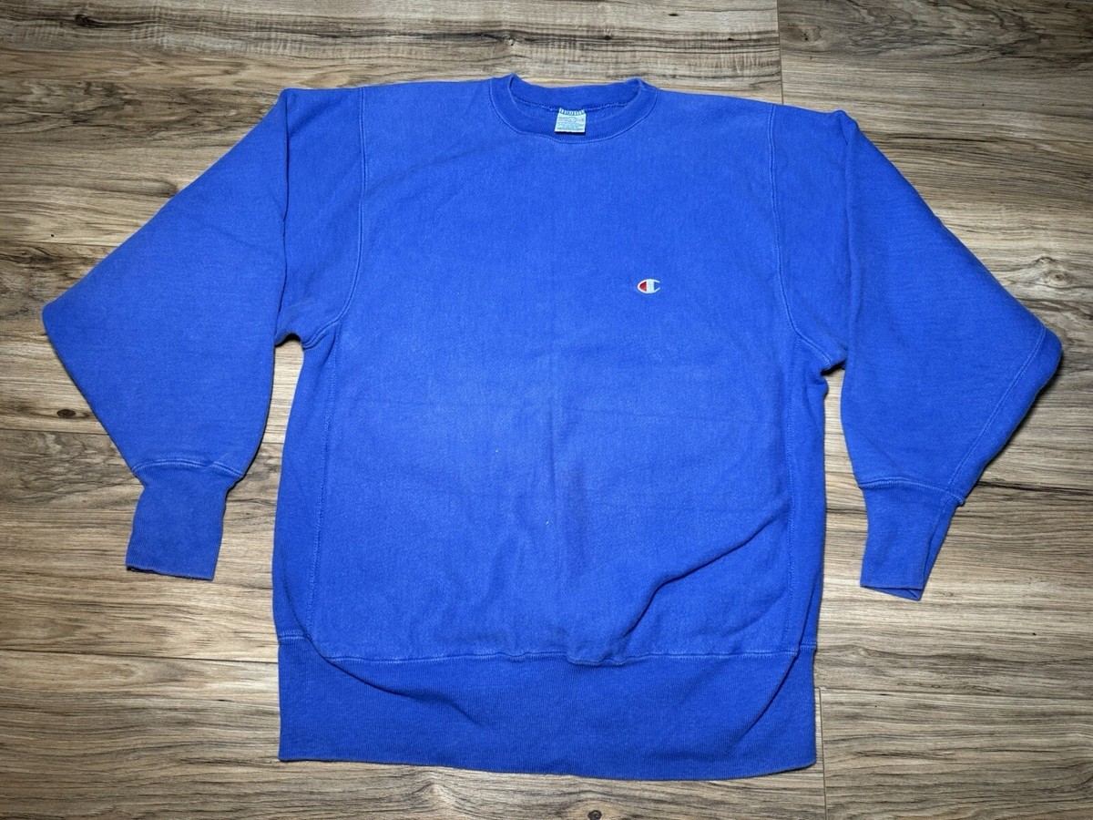 champion 80s 90s reverse weaveスウェット Vtg 80s 90s Champion Sweatshirt Mens Large Light Blue