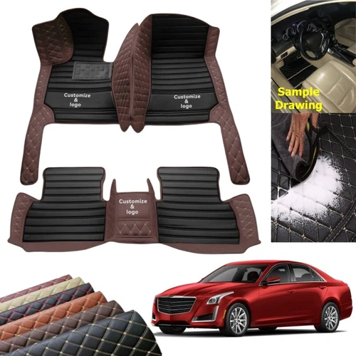 Fit Tesla Model 3 X Y S Car Floor Mats Waterproof Pads Anti-slip Custom Liners - Imagen 21 de 38