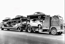 CAR HAULER NEW LOAD 56 T BIRDS  CARS 5x7 REPRINT