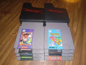 Nintendo Nes Video Game Lot of 8:TMNT, Little Nemo,  Urban Champion, Baseball