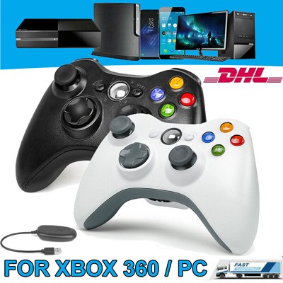 Wireless Game Controller Gamepad für Microsoft XBOX 360 & PC Windows 7 8 10