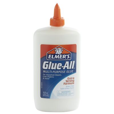 Elmer's Extra Strong Glue All 16 Oz White Multi Purpose Non Toxic Adhesive