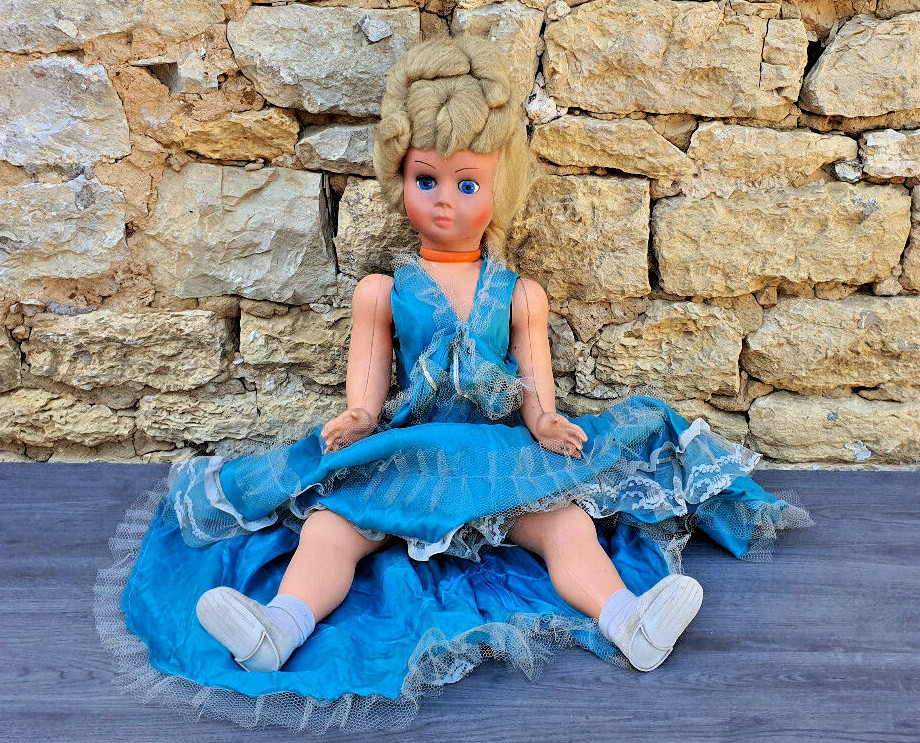 Robe Ancienne Pour Poupée Jumeau - 24 Cm - Porcelaine Bisque