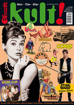 GoodTimes kult #14 Star Wars A-Z + Poster, Audrey Hepburn-Poster, Conan, Bomba