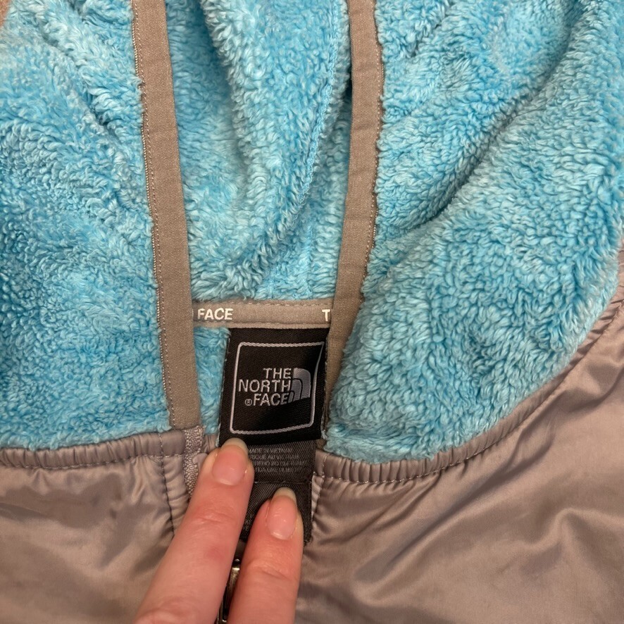 The North Face Fleece Kids Denali Y2K Teddy Soft Full-Zip Hiking Jacket Blue, XL image 10