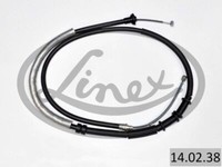Linex 14.02.38 Cable, Parking Brake For Fiat