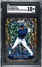 2021 Panini Prizm #192 Brandon Lowe BRONZE DONUT CIRCLES /40 SGC 10 GEM MINT 